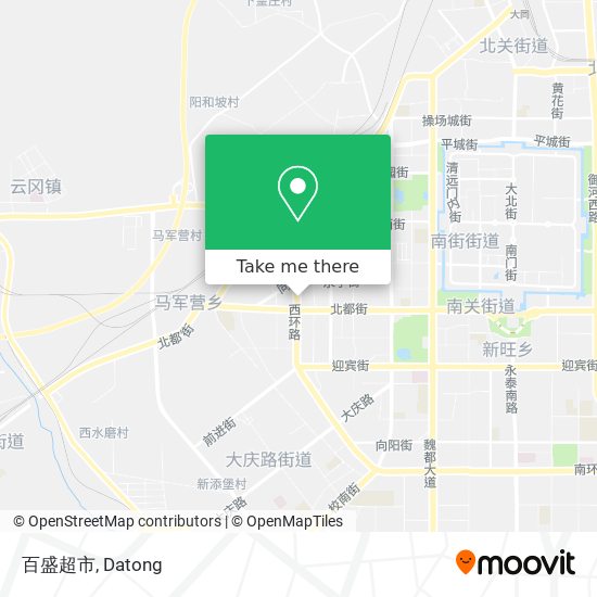 百盛超市 map