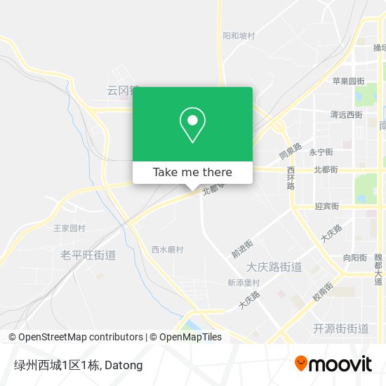 绿州西城1区1栋 map
