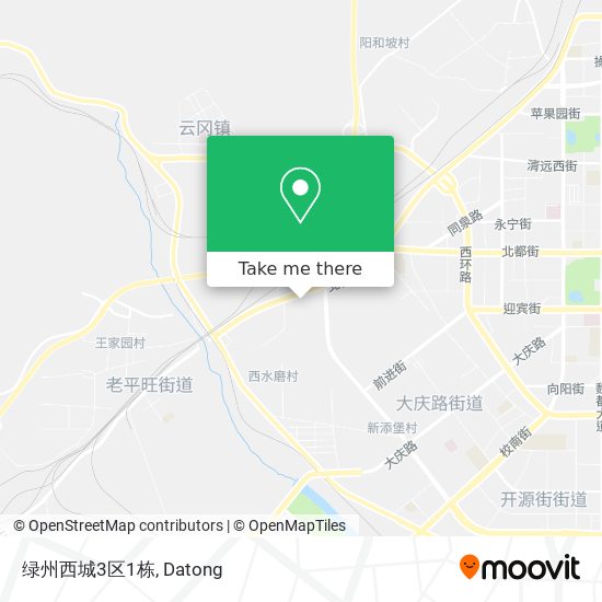 绿州西城3区1栋 map