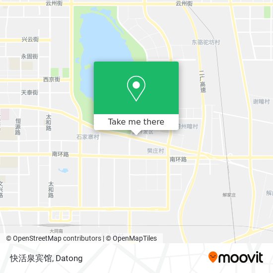 快活泉宾馆 map