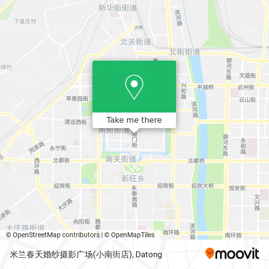 米兰春天婚纱摄影广场(小南街店) map