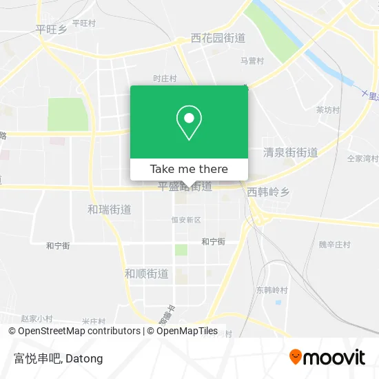 富悦串吧 map