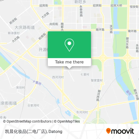 凯晨化妆品(二电厂店) map