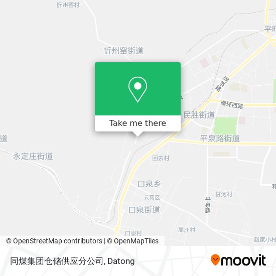 同煤集团仓储供应分公司 map
