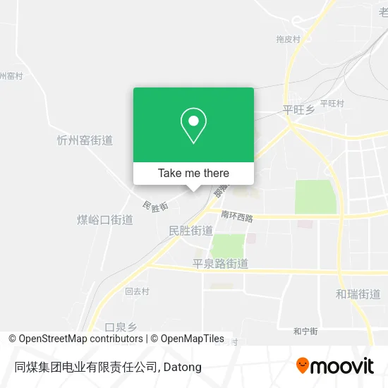 同煤集团电业有限责任公司 map