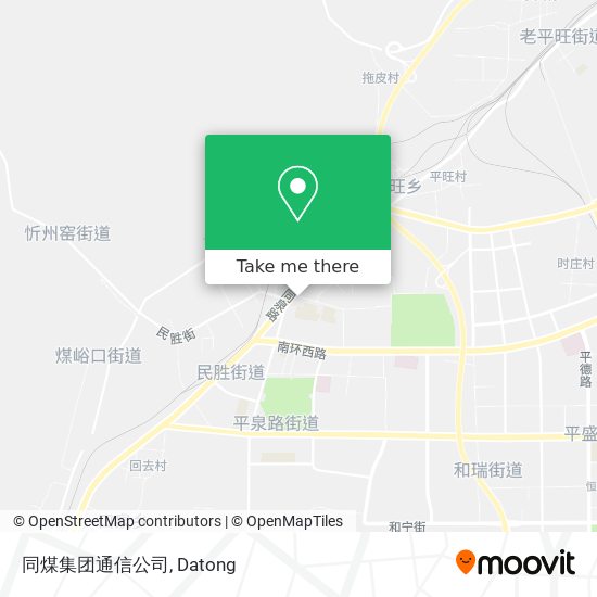 同煤集团通信公司 map