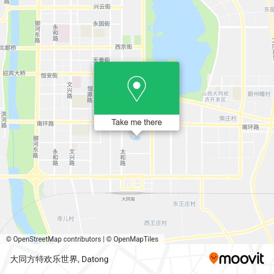 大同方特欢乐世界 map