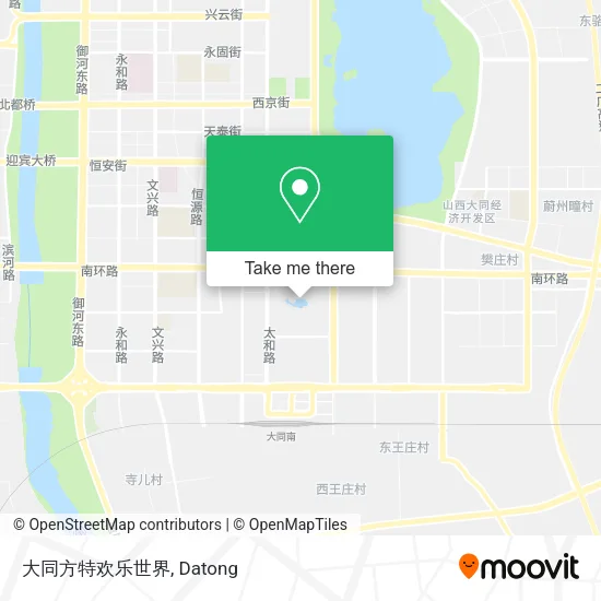 大同方特欢乐世界 map