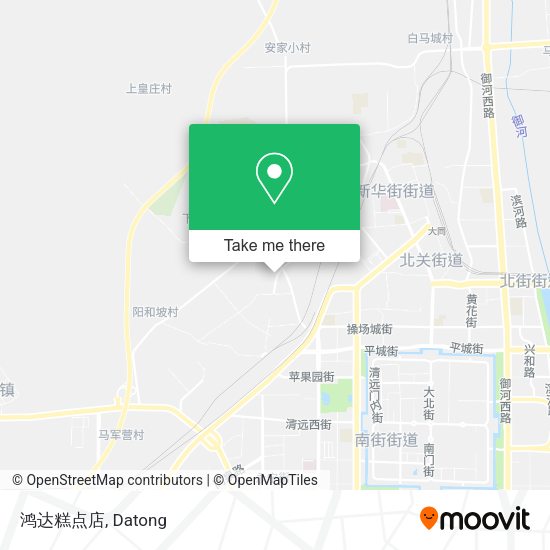 鸿达糕点店 map
