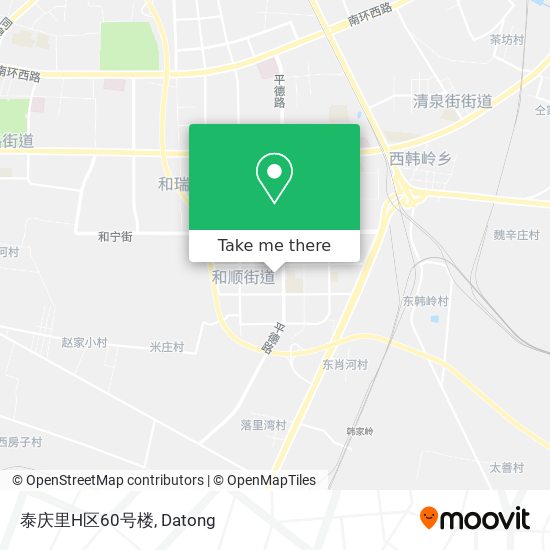 泰庆里H区60号楼 map