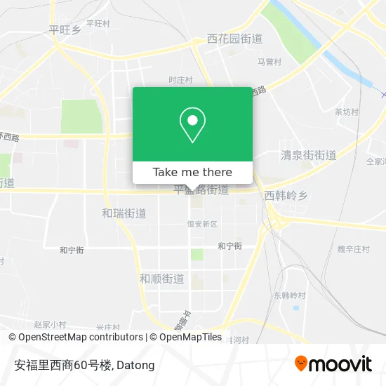 安福里西商60号楼 map