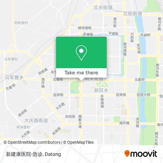 新建康医院-急诊 map