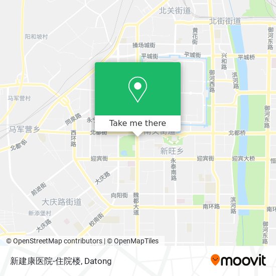 新建康医院-住院楼 map
