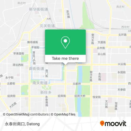 永泰街南口 map