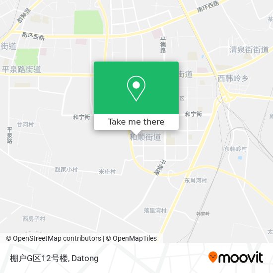 棚户G区12号楼 map