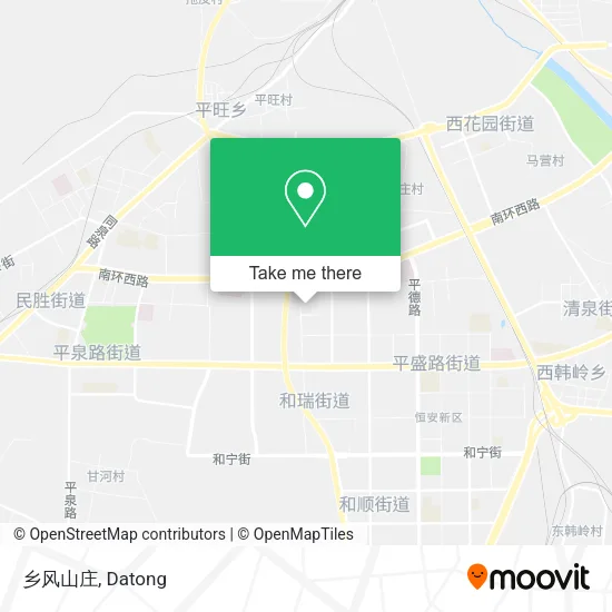 乡风山庄 map