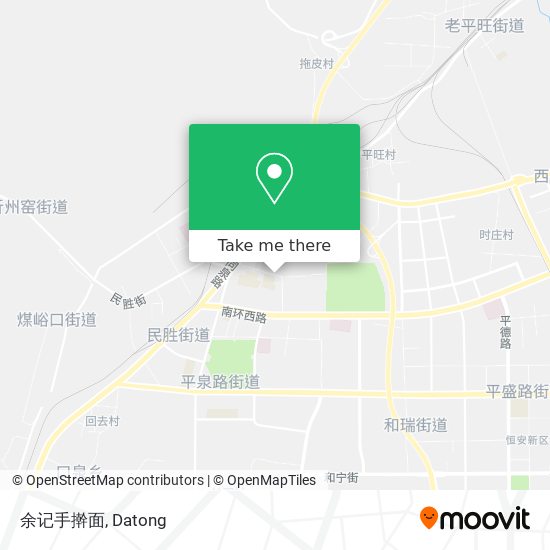 余记手擀面 map