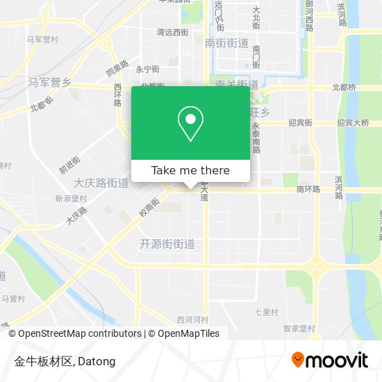 金牛板材区 map