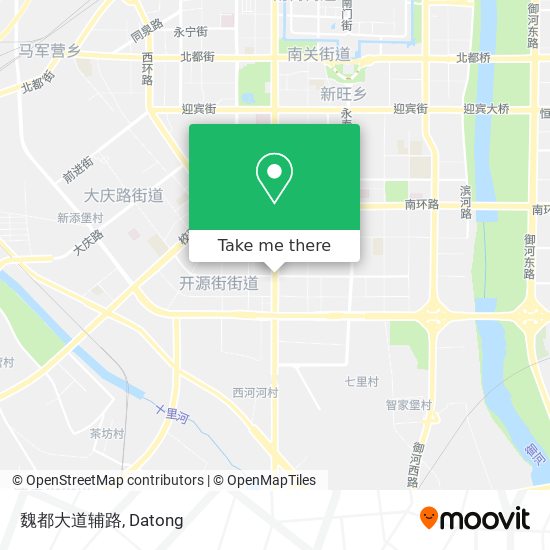 魏都大道辅路 map