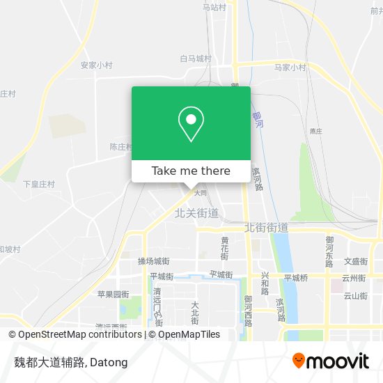 魏都大道辅路 map