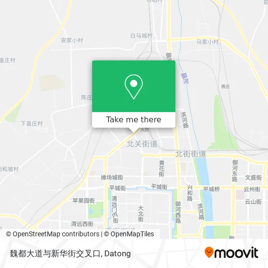 魏都大道与新华街交叉口 map