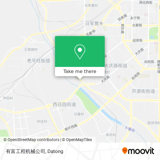 有富工程机械公司 map
