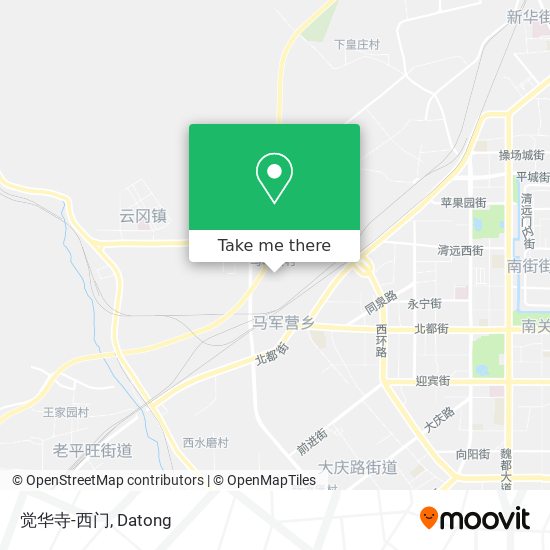 觉华寺-西门 map