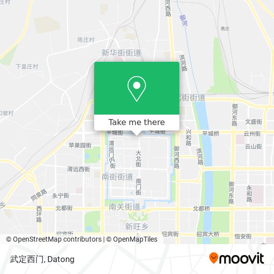 武定西门 map