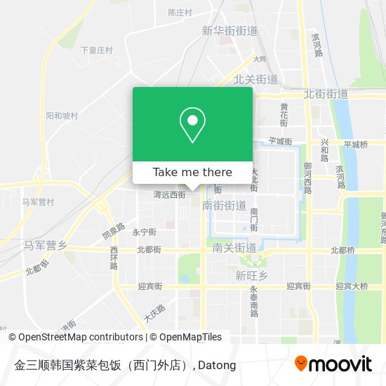 金三顺韩国紫菜包饭（西门外店） map