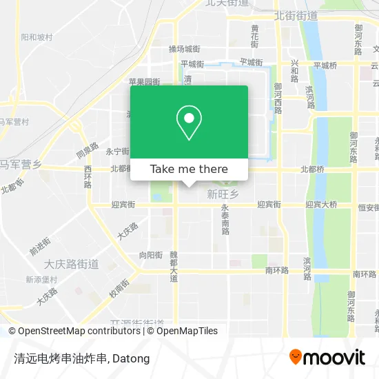 清远电烤串油炸串 map