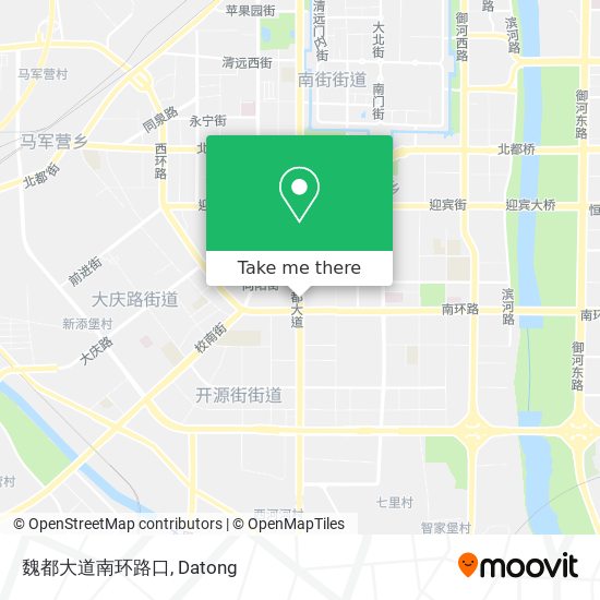 魏都大道南环路口 map