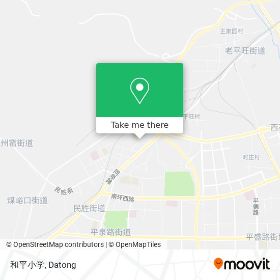 和平小学 map