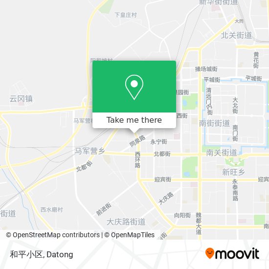 和平小区 map