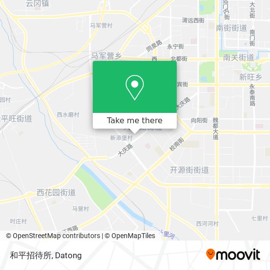 和平招待所 map