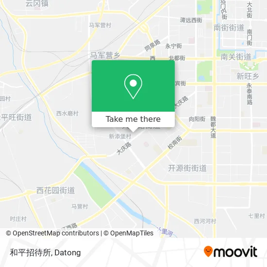 和平招待所 map