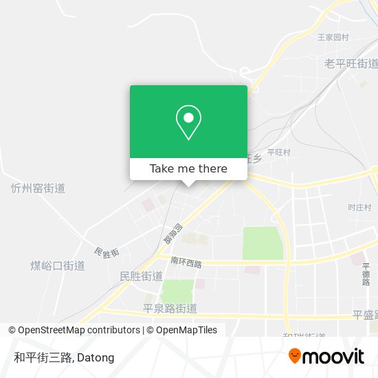 和平街三路 map