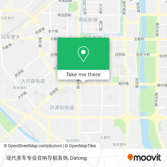 现代美车专业音响导航装饰 map