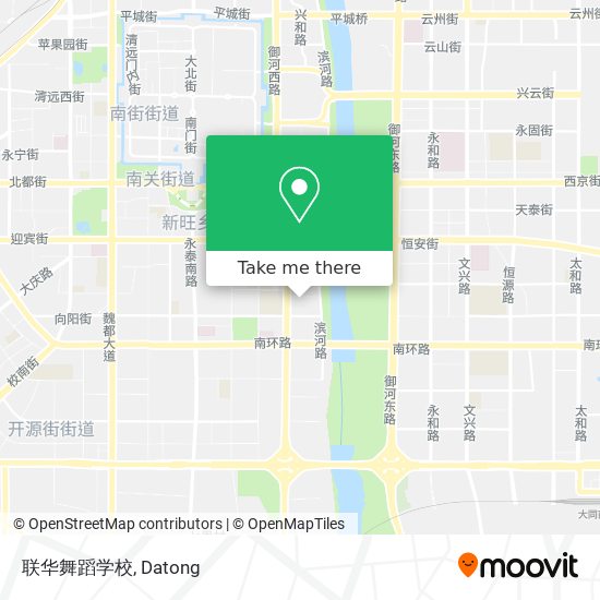 联华舞蹈学校 map