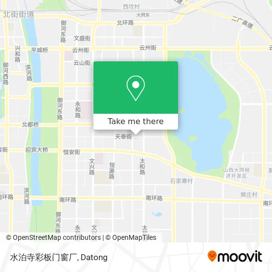 水泊寺彩板门窗厂 map