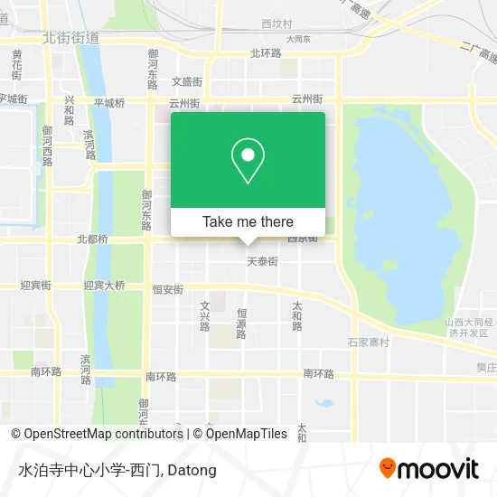 水泊寺中心小学-西门 map