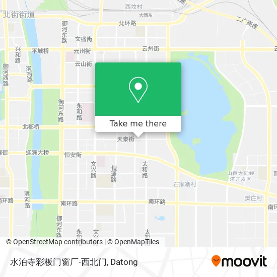 水泊寺彩板门窗厂-西北门 map
