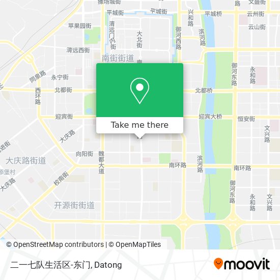 二一七队生活区-东门 map