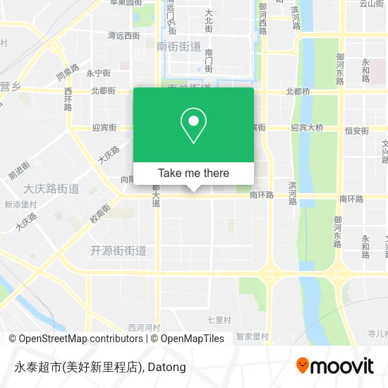 永泰超市(美好新里程店) map
