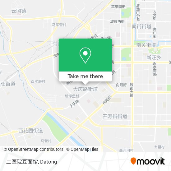 二医院豆面馆 map