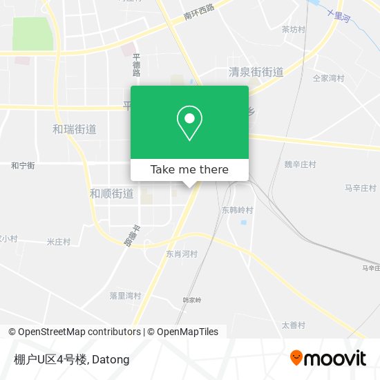 棚户U区4号楼 map