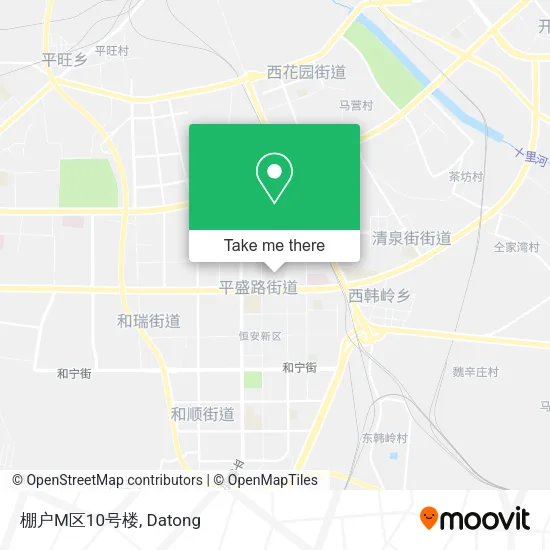 棚户M区10号楼 map