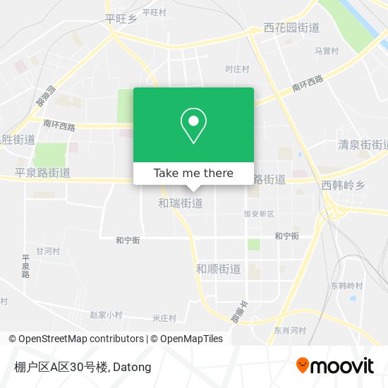 棚户区A区30号楼 map