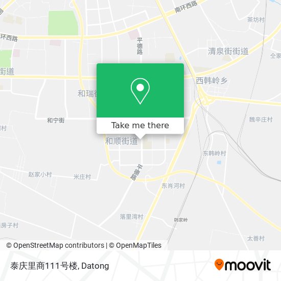 泰庆里商111号楼 map