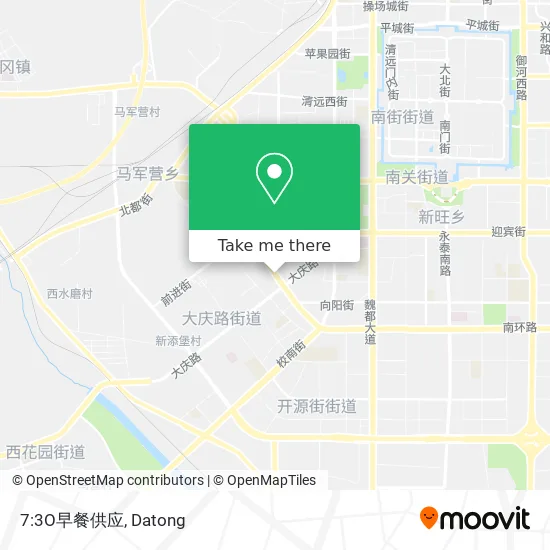 7:3O早餐供应 map