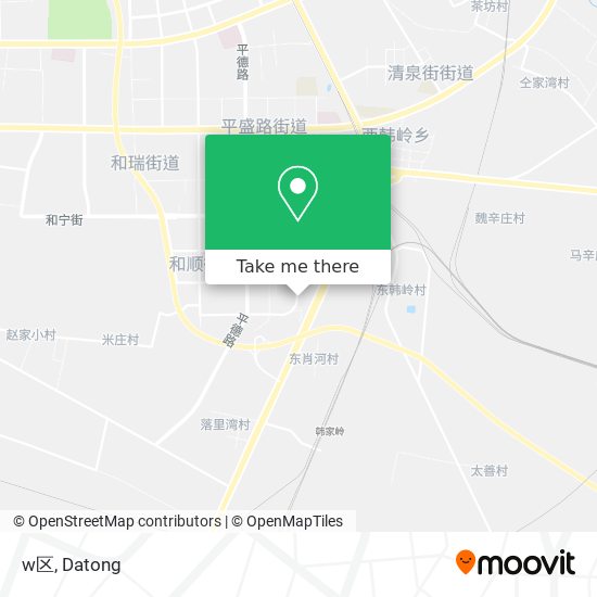 w区 map